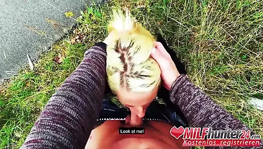 Harleen van Hynten için parkta yaramaz sikiş randevusunda! MILFhunter24