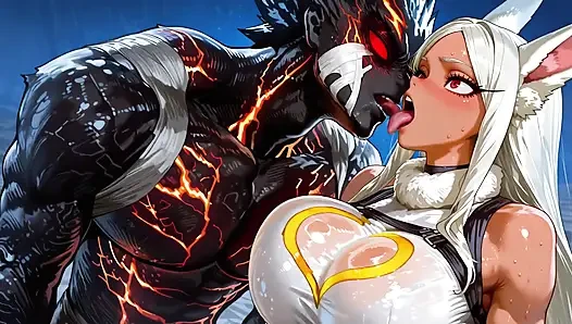 Garou (OPM) vs Mirko (MHA)