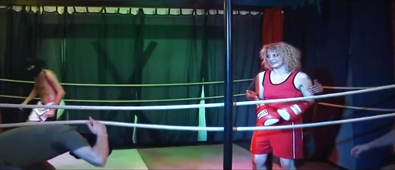 Blonde Mature Babe's Dripping Rosebud Gangbang in Wrestling Ring