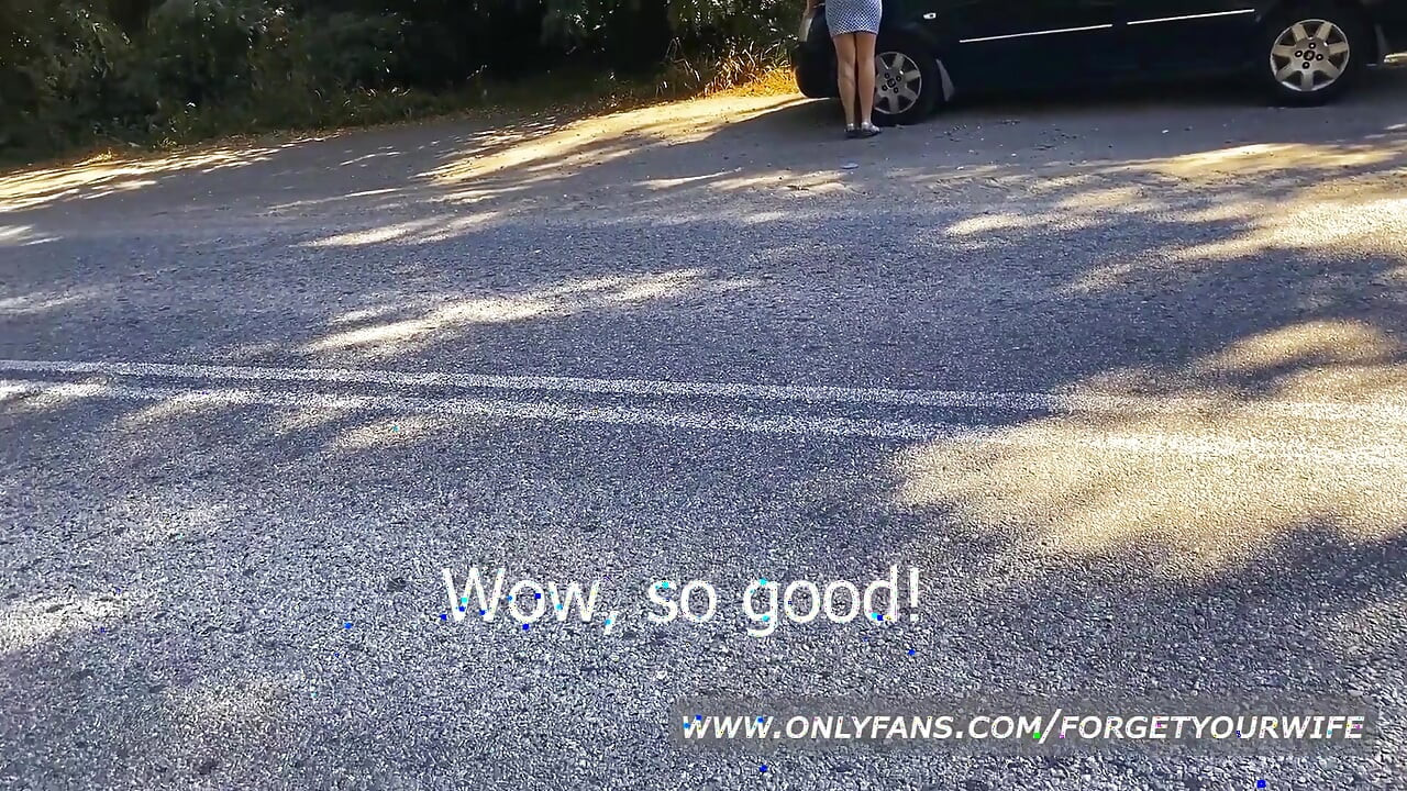 Sarışının arabayı düzeltmesine yardım etti ve onu sikti