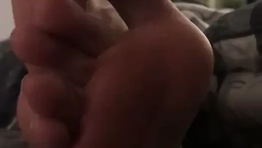 Stepmom Lets Her Lucky Step-Son Kneel & Worship Her Obscenely Soft Wrinkled Soles