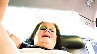 Cheating and Sneaky to the Cars Backseat She's Squirting Heaos