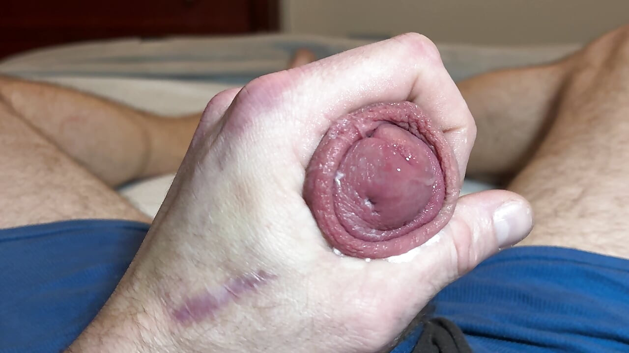 Närbild cumshot