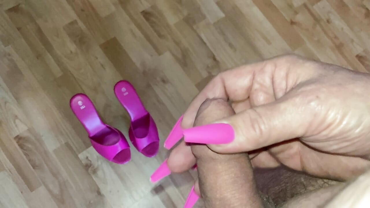 Pink Heels, Pink Fetish Nails