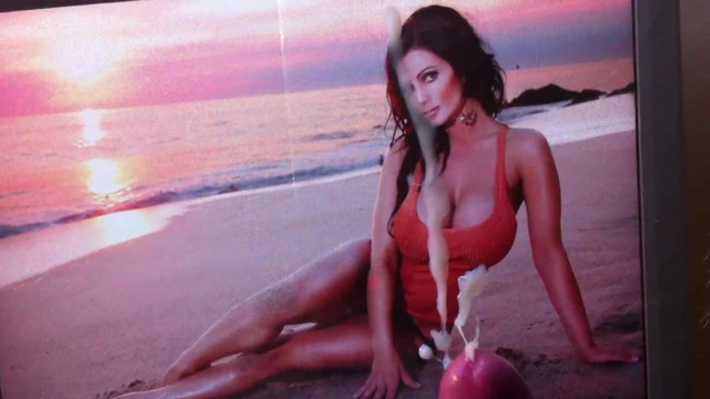 Denise Milani cum tribute
