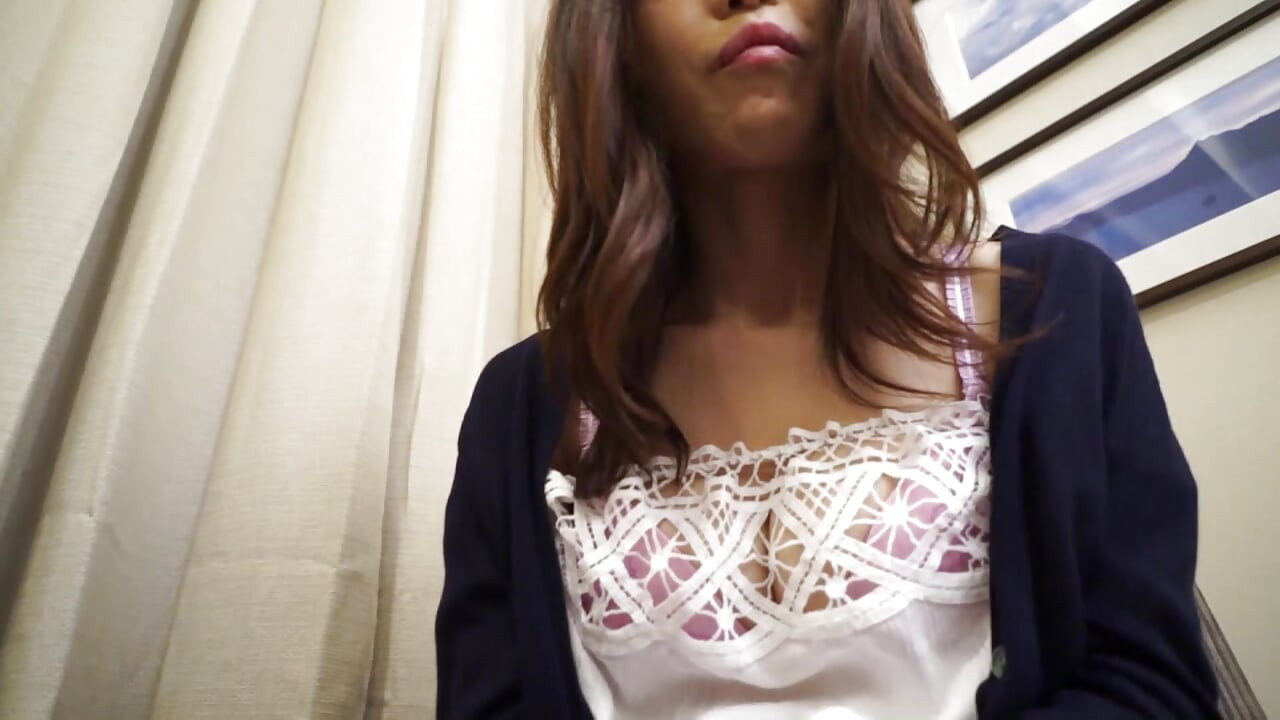 A117B12 Screaming with joy as her is licked! Frustrated slender G-cup wife!