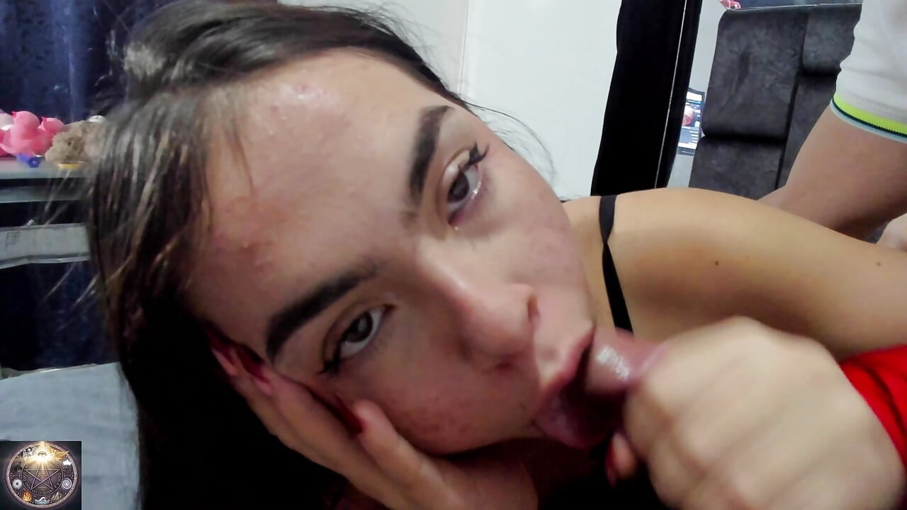 POV facial An old and perverted stepfather and his stepdaughter