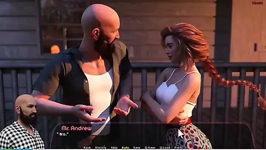 Haley hikayesi #12 - Haley Johannes'e sakso çekti. Hayley, Bay Andrew ve Johannes dışarı çıktı ve Johannes Hayley'i sert sikiyor