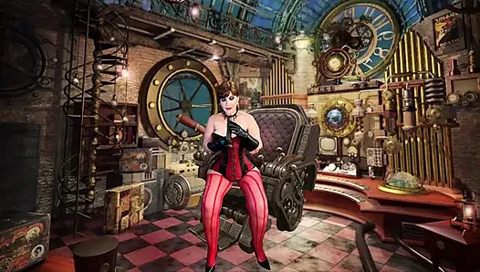 Granny BIjou: Steampunk'd Brothel Bunny Fuck Slut 92925CAMS146M