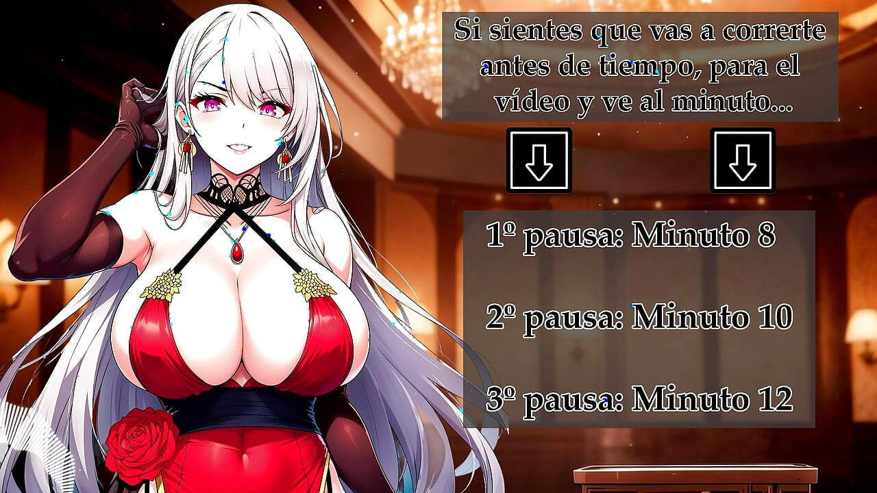 Spanish audio JOI Roleplay. Your mistress takes your cage... but she won't let you cum!