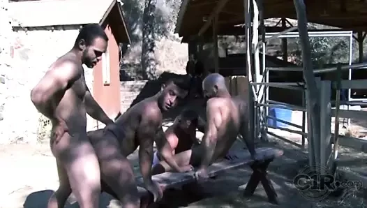 Mischel Russo porn video – Adam Russo, Brock Avery, JR. Bronson and Kieron Ryan (RHFD)