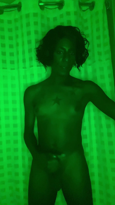 Ebony Ladyboy with Big Dick on Vacation | Clip 1