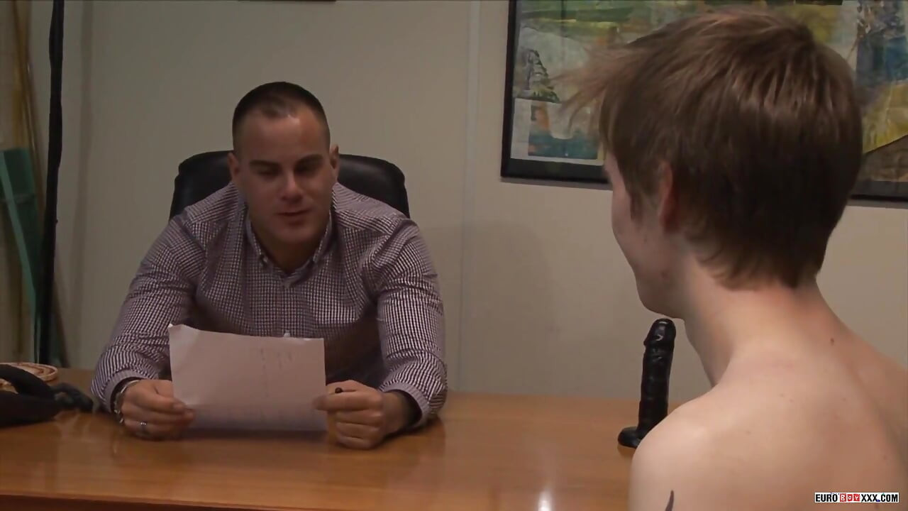 Business Lads Charlie & Luke Fuck in an Office