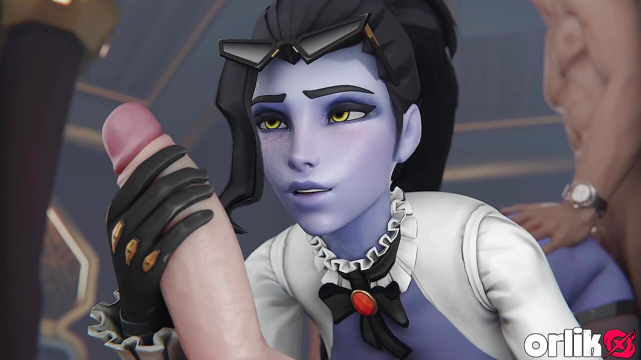Overwatch - puta Widowmaker elige una gran polla sobre rose (animado en 3d)