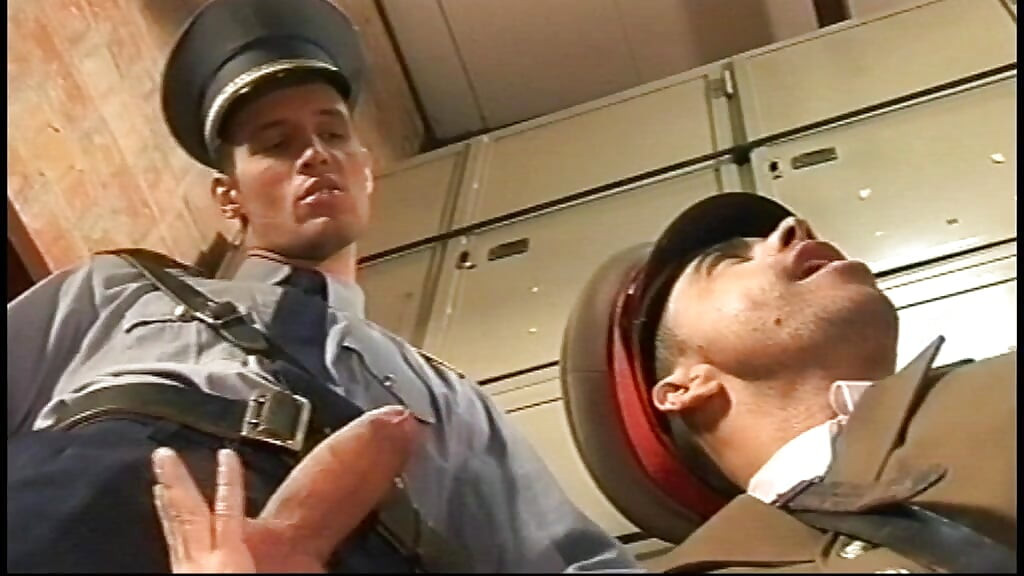 Three Young Hung Military Hunks Pound Anal in a Barracks