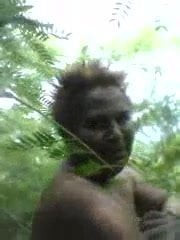 PNG Buai mama suck in the bush