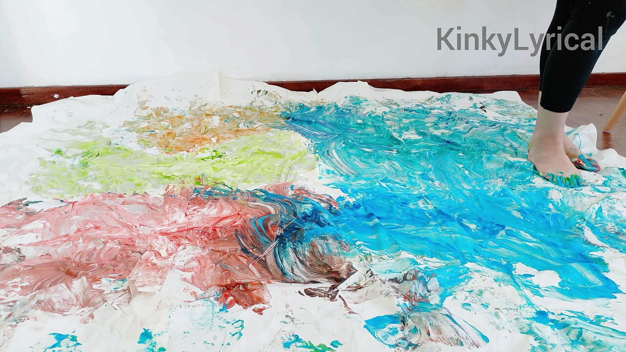 Фут-арт - живопис ногами