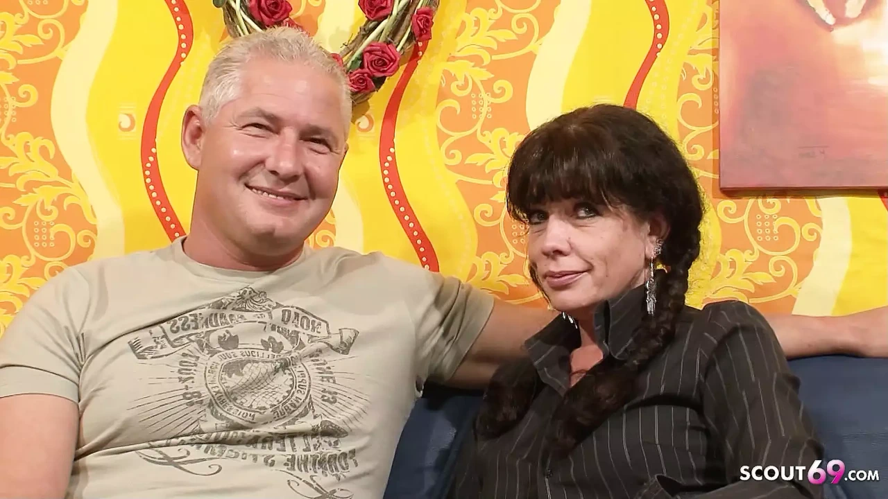 German Husband swap his mature wife with Stranger for her first MMF 3Some