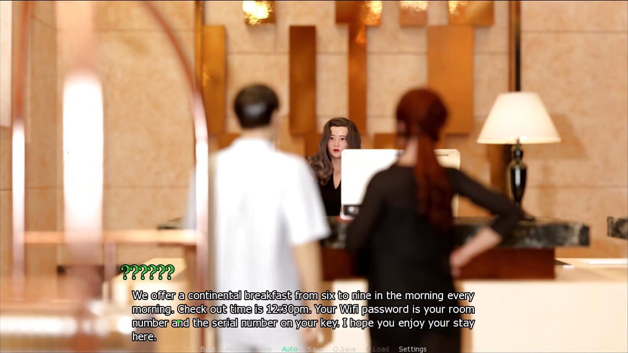 Ad #7 Lucy and I Booked Our Self in at a Hotel.