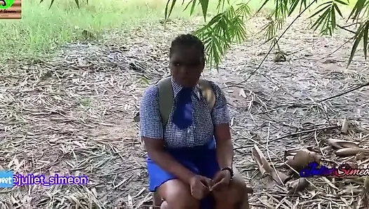 Julietsimeon the Girl, Was Fucked by a Farmer in the Bush.