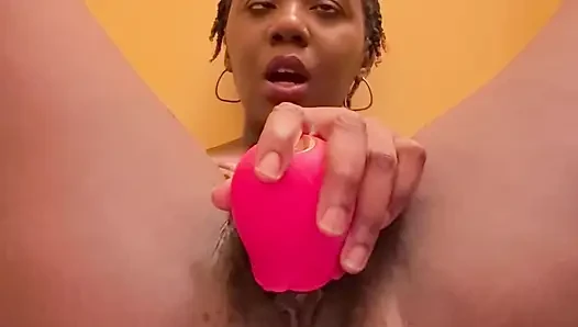 rose toy vibrator, fingering, sucking dildo