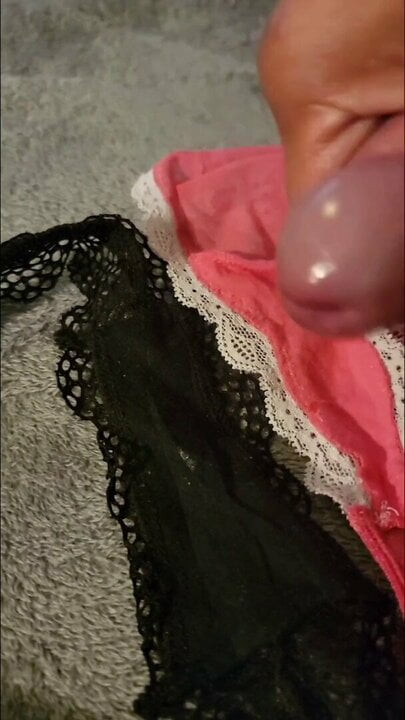 cum on panties.