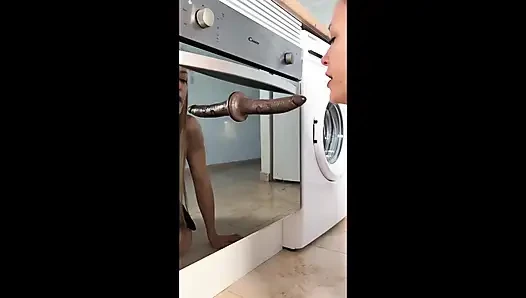 Petite Housewife Realized That Black Cock Is Better and Got a Powerful Squirt