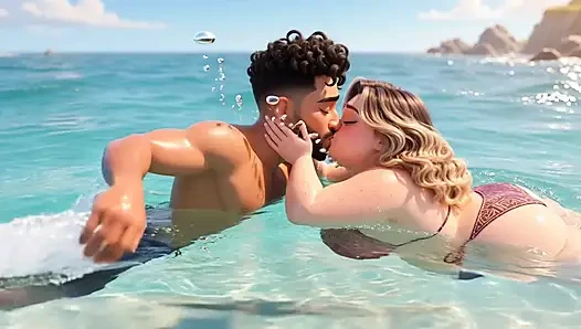 "Curvy Girl Flew For Holiday Sex - She Promised To Return" "Short Film