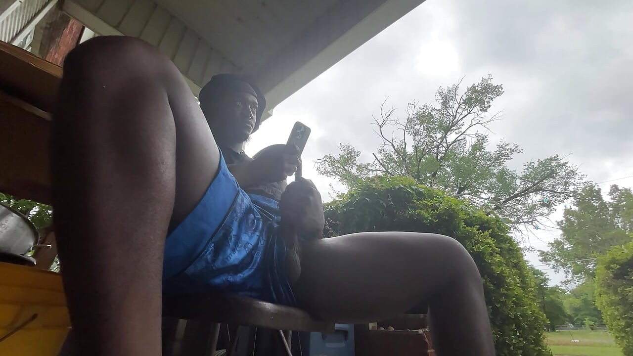 I Got Up Early In The Morning Just So I Can Have A Gooning Session On The Front Porch With Me Nutting