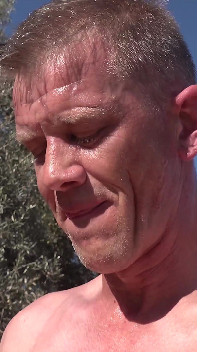Threesome Sex with Horny Germans with Big Tits Getting Their Pussies Penetrated by an Oversized Cock Outside