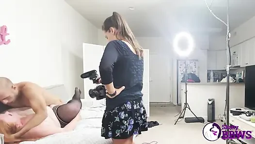 SluttyBBWs - Behind the Scenes with BBW Julie Ginger