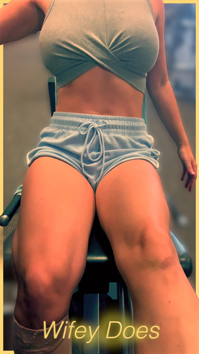 Wifey amazing hot workout