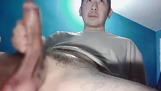 Japanese dude cum