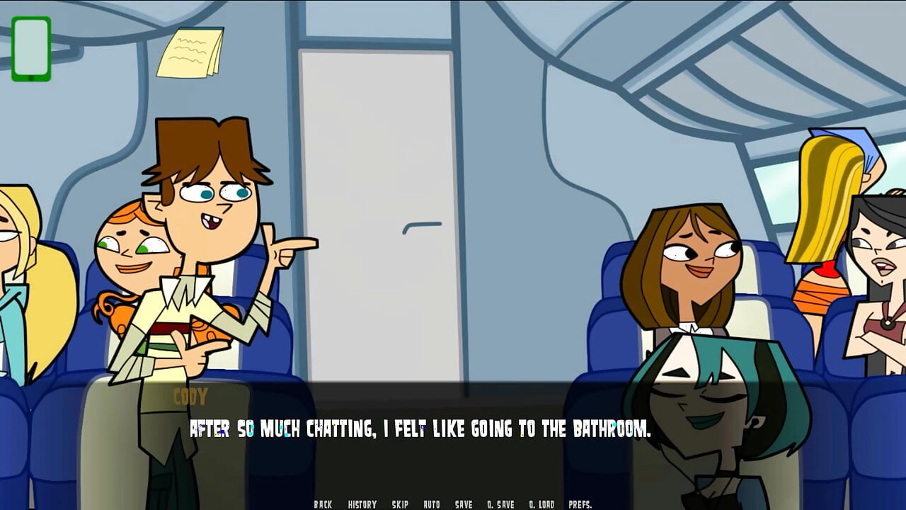 Total drama harem - parte 6 - juego de chorros por Loveskysan