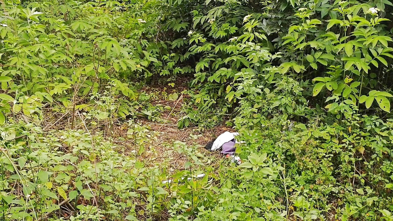 An Asian superboy masturbates, moans, ejaculates, and eats semen in a secret forest base
