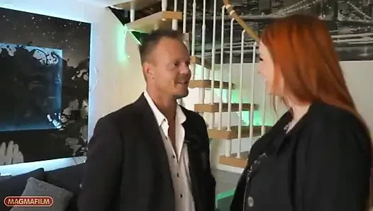 Orange-red Hair and White Body to Fuck Around with