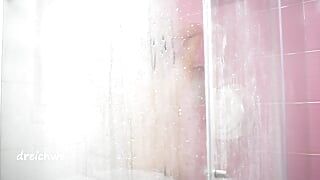 hot bath in the shower