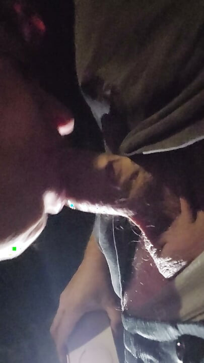 Drinking Piss and Sucking Cock Outside