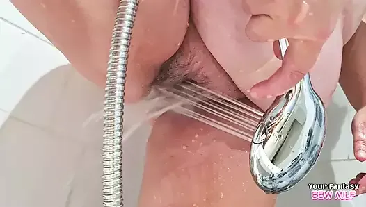 Watch Me in the Shower - You SHOULDN’T be watching (Milf Mature Hairy Cunt Big Tits Amateur BBW SBBW Curvy Plump)