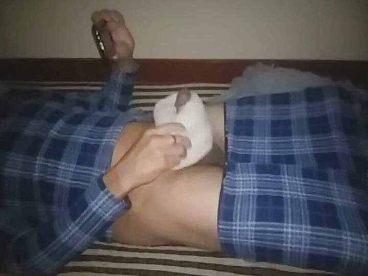 Jacking off while watching a video of my girlfriend.