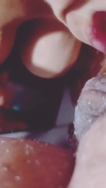 Epic moment from "I want to take all the hot sperm that comes out of your cock my love"