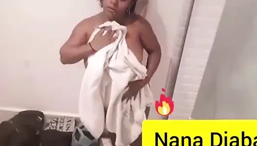 Busty Woman Showering