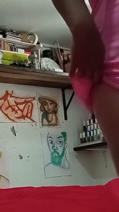 my wife makes me video call on webcam | Clip 1