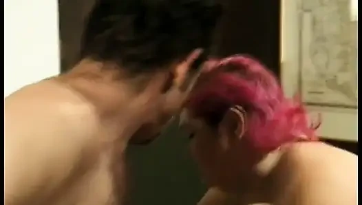 Sindee williams si cewek nakal dengan rambut pink lagi asik ngentot kontol ganteng di kantor