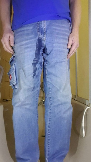 wetting jeans