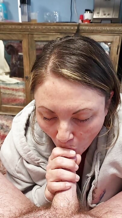 Works so hard for the cum beautiful passionate sexy milf loves cum and cumming cums again and again sucking his cock so good