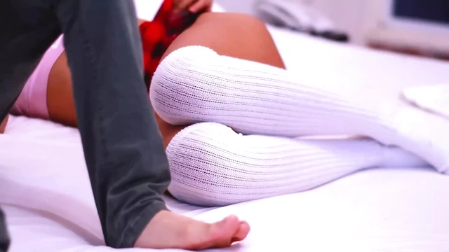 The neighbor and the single neighbor have sex in her room while their spouses are at the gym