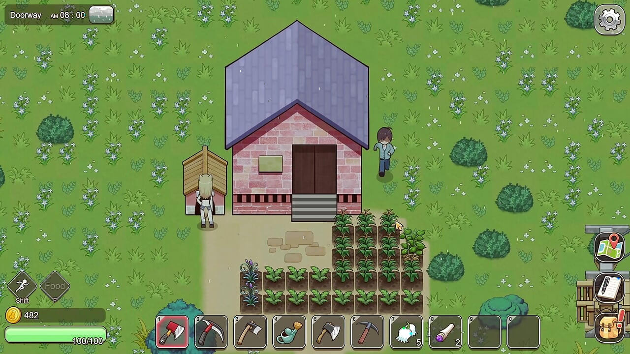 Village Rhapsody - Milking the Nasty Big Boobs of a Cow Girl