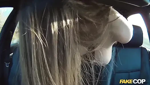 An Officer Not a Gentleman Stunning Busty Brunette Can't Oppose