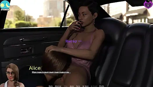 Zor günler: kız kıza limuzinde sadakatsiz amcığı yalıyor ep 18